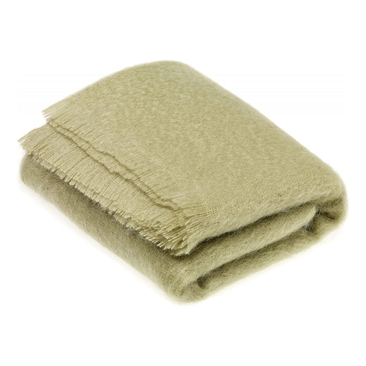 Pistachio Green Mohair Throw