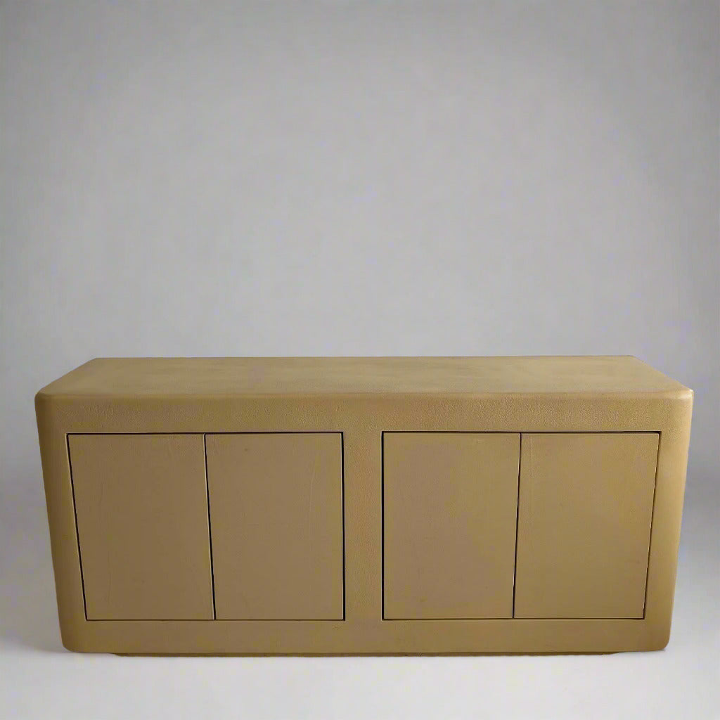 Minimalist, postmodern, plaster side board