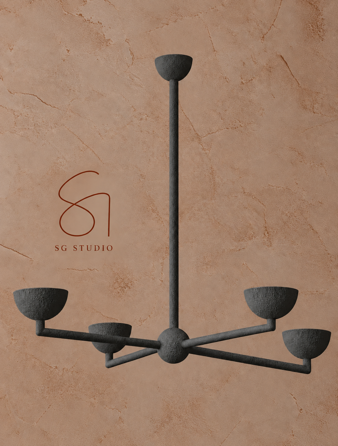 Customer plaster light in charcoal
