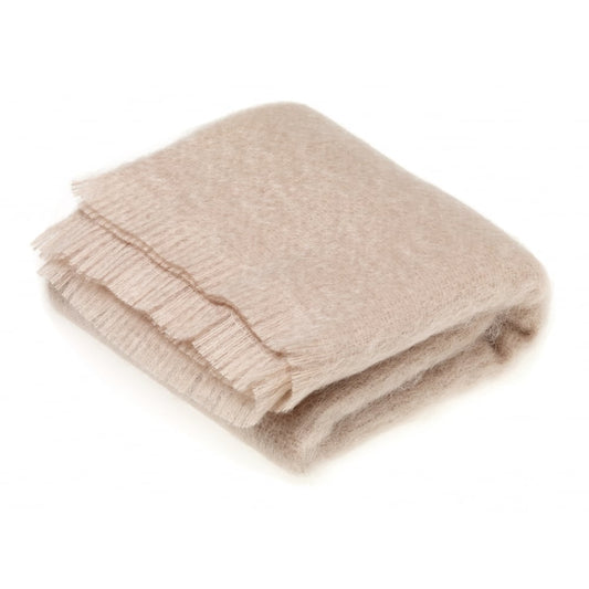 Vanilla Mohair Throw