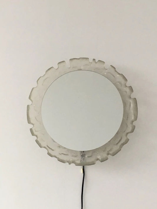 Hillebrand Lucite wall mirror with backlight